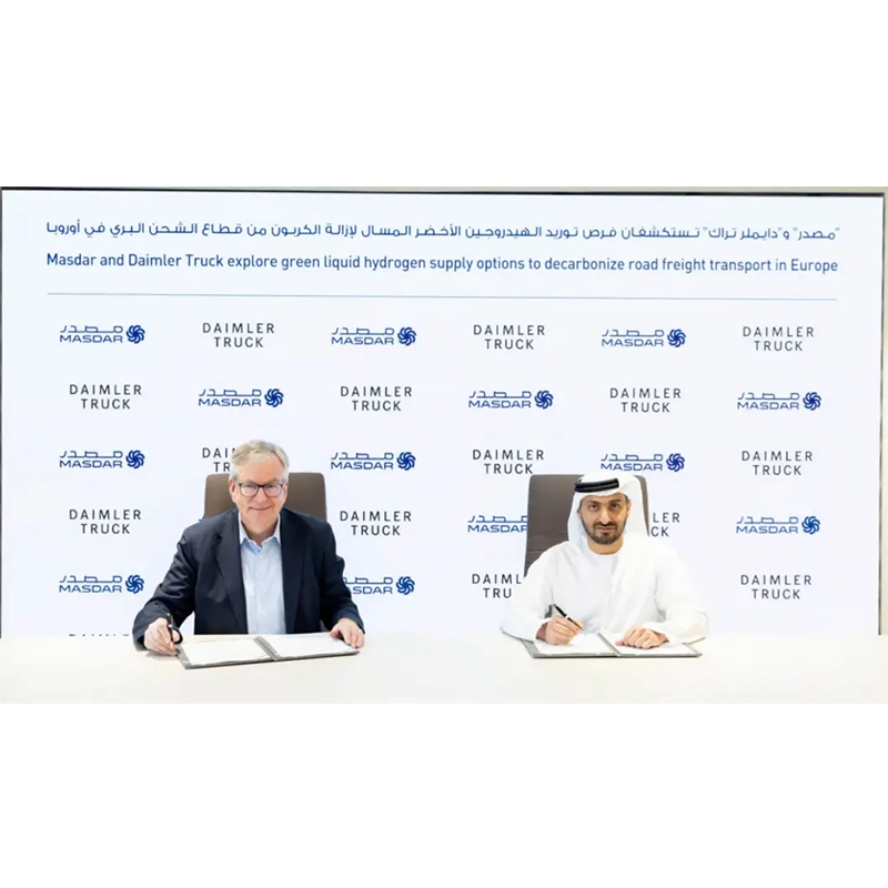 Daimler Trucks, în parteneriat cu Masdar, intenționează să exporte hidrogen lichid verde în Europa