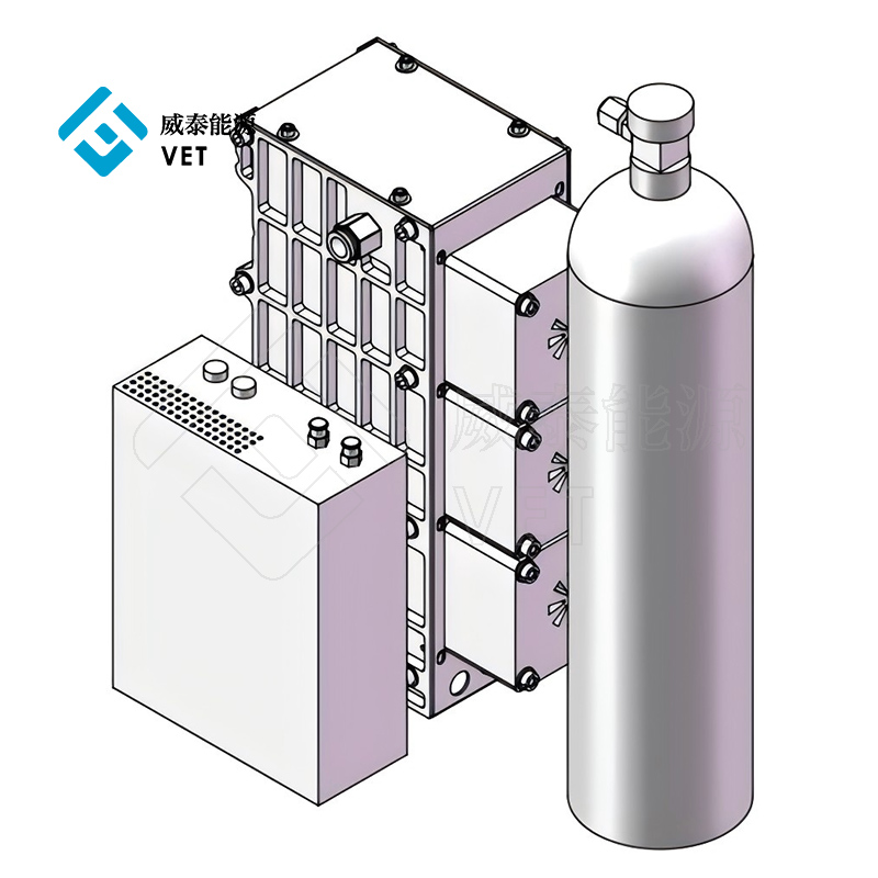 Sistem compact de generare a celulelor de combustibil cu hidrogen