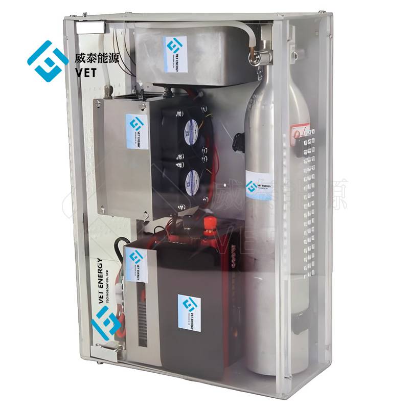 Sistem portabil/mobil de energie electrică distribuită cu hidrogen distribuit